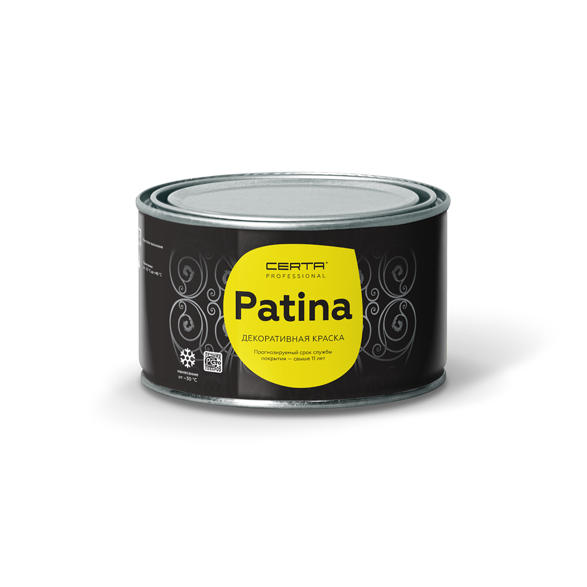 CERTA-PATINA / ЦЕРТА-ПАТИНА эмаль декоративная итальянская золото 0,16кг